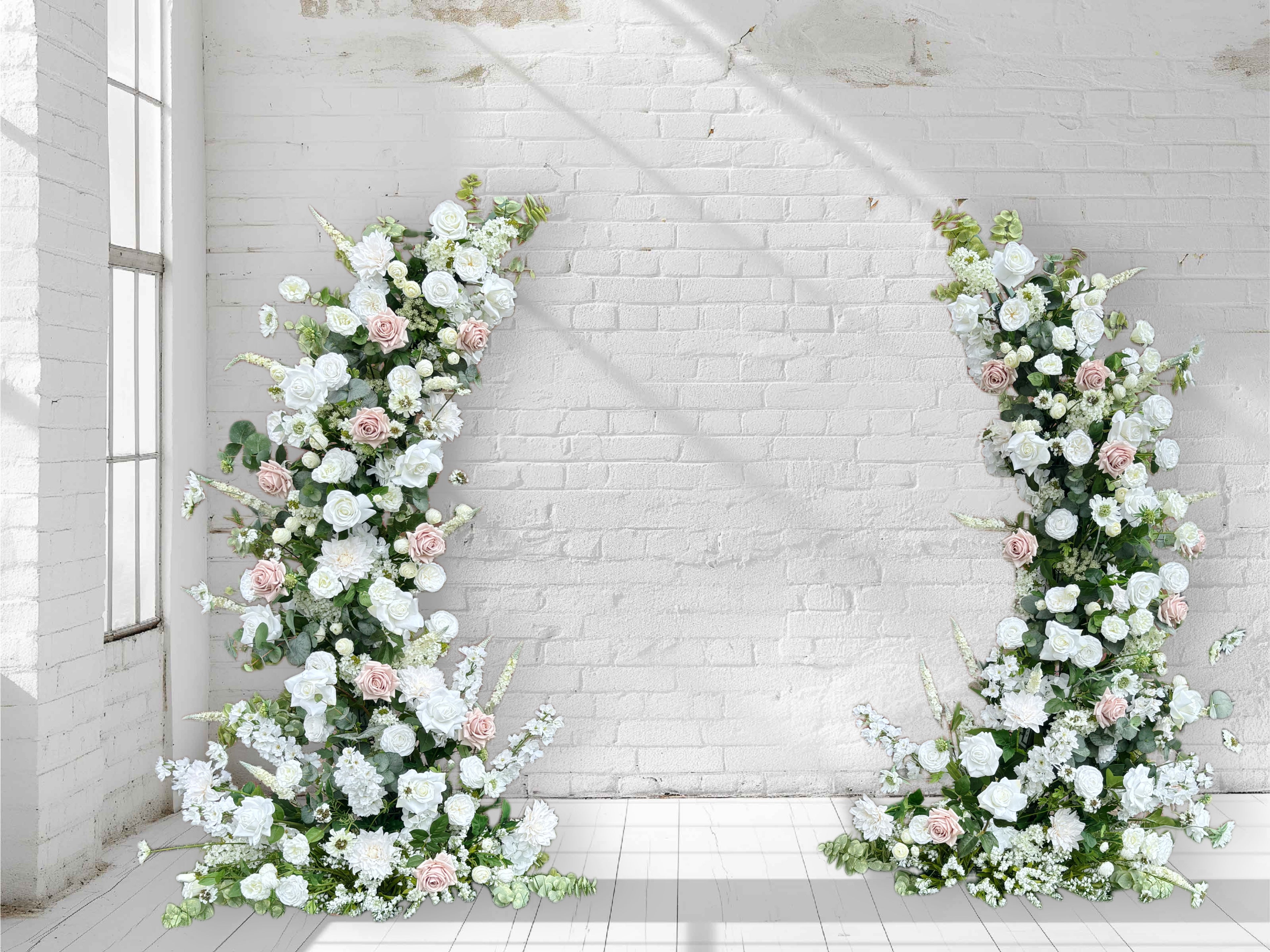 The Valentina Floral Pillars