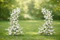 The Valentina Floral Pillars